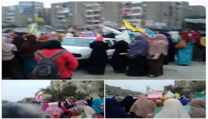 فعالية لحرائر جامعة الأزهر بالقاهرة ضد اختطاف وفصل واعتقال الطالبات