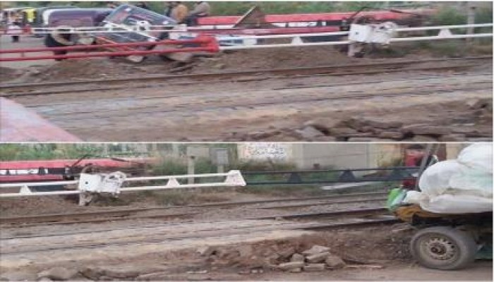 البحيرة: توقف مزلقان "دسونس أم دينار" عن العمل بحجة التجديدات