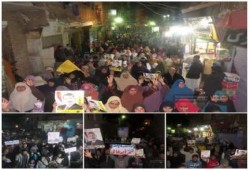 الجيزة: المنصورية تنتفض رفضا إحياءا لذكرى شهيد استفتاء العسكر