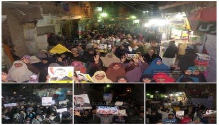 الجيزة: المنصورية تنتفض رفضا إحياءا لذكرى شهيد استفتاء العسكر