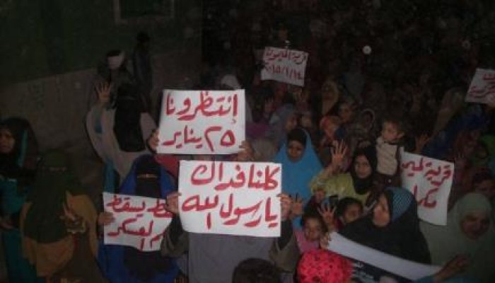 بالفيديو.. مسيرة ليلية بالميمون بني سويف نصرة للرسول