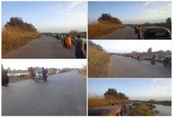 الغربية: سلسلة بشرية مناهضة للانقلاب بالقرشية