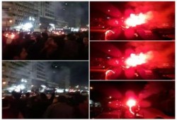 بالصور.. "شباب ضد الانقلاب" يفاجئون داخلية "السيسي" بمسيرة في قلب ميدان رمسيس