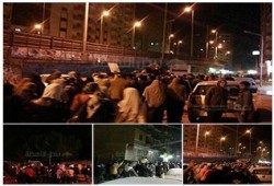 مسيرة ليلية بالهرم تدعو للحشد في 25 يناير