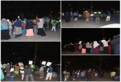 وقفة لثوار القاهرة الجديدة بجوار منزل الرئيس مرسي