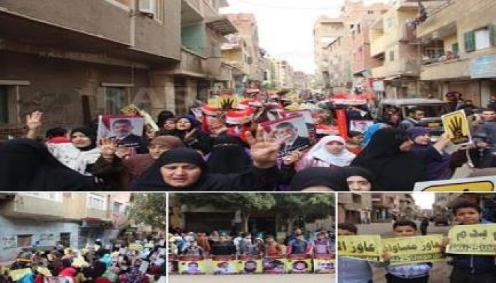 الجيزة : مسيرة حاشدة فى كرداسة رفضًا لحكم العسكر