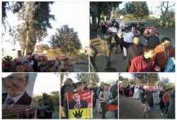 الغربية: مسيرة مناهضة للانقلاب على طريق (طنطا-صرد)