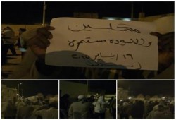 ثوار أسوان يكملون مسيرتهم رغم اعتداء داخلية الانقلاب عليهم بالرصاص الحي