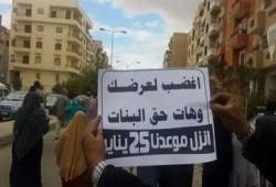 صورة من جمعة "تقدموا للحرية و الكرامة" تلقى إعجاب رواد مواقع التواصل