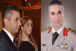 بالصور .. بلاغ ضد المتحدث العسكري لظهوره مع زوجة شقيق "فريد خميس" رجل أعمال مبارك !