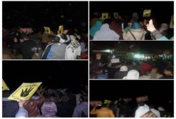 البحيرة: تظاهرة ليلية لثوار أبو المطامير استعدادًا لانتفاضة 25 يناير