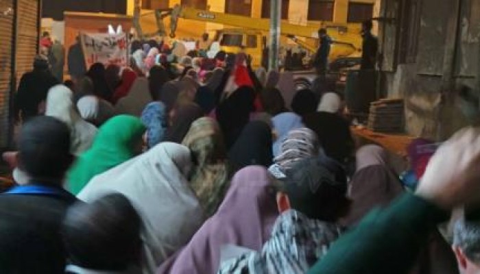 مسيرة لاحرار البدرشين للتنديد بمقتل "عمر حبيش" شهيد الحوامدية