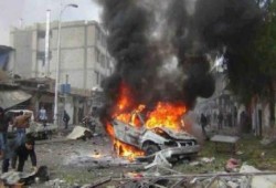 مجهولون يفجرون سيارة مسؤول أمني وسط غزة