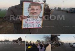 الدقهلية.. تواصل فعالياتها المناهضة للانقلاب بسلسلة بشرية صباح اليوم