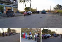 كفر الشيخ: سلسلة بشرية لحركة نساء ضد الانقلاب بمطوبس رفضا لحبس الحرائر