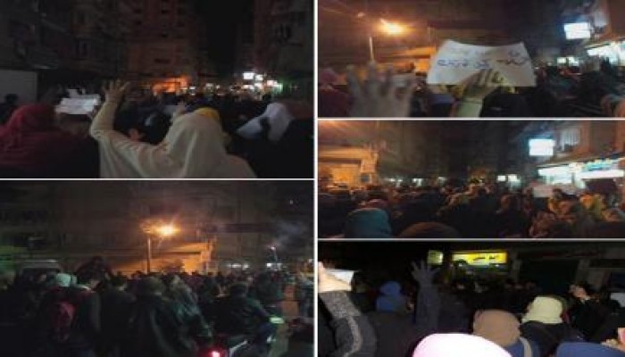 "بالألعاب النارية" شباب المحلة يجبرون الداخلية على الإنسحاب بعد اعتدائها على مسيرتهم