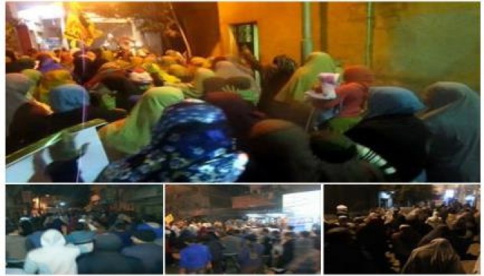 تظاهرات ليلية بميدوم وأشمنت ومدينة بني سويف تدعو للنزول في ذكري يناير الرابعة