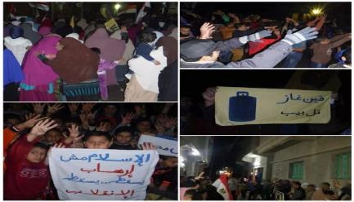 وقفتان ليليتان لثوار دمياط تدعوان للمشاركة فى 25 يناير
