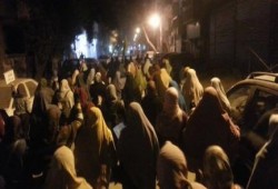 بنى سويف: تظاهرة ليلية بمدينة بني سويف ضد الإنقلاب العسكري