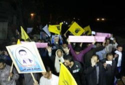 كفر الشيخ"  مسيرة ليلية رافضة للانقلاب العسكرى لثوار بلطيم