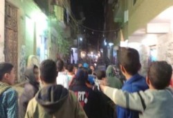 الفيوم: مسيرة ليلية حاشدة لـ شباب اولتراس منشاوي بقرية منشأة عبدالله