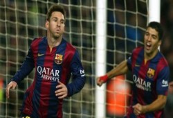 مباريات الكؤوس : ميسي يقود برشلونة لفوز صعب على أتلتيكو وليفربول يتعادل مع تشيلسي (فيديو)