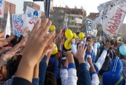 الشرقية:  مسيرة حاشدة لاولتراس نهضاوي بأبوحماد تدعو لانتفاضة 25 يناير