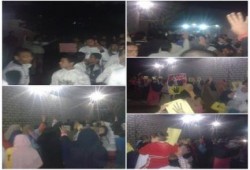 الغربية: مسيرة ليلية بقطور تنديدا بحكم العسكر واستعدادا لـ 25 يناير