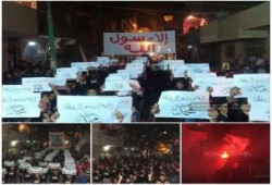 الجيزة: ليلة ثورية بمنطقة ناهيا تطالب بإسقاط الانقلاب