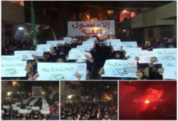 الجيزة: ليلة ثورية بمنطقة ناهيا تطالب بإسقاط الانقلاب