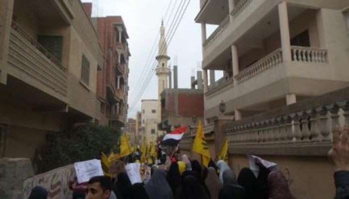 الشرقية:  ثوار القرين ينتفضون بمسيرة حاشدة ضمن فاعليات مصر بتتكلم ثورة