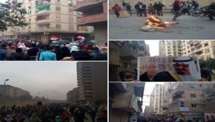 القاهرة: ثوار المطرية مستمرون فى مسيراتهم منذ صلاة الجمعه استعدادا لـ 25 يناير