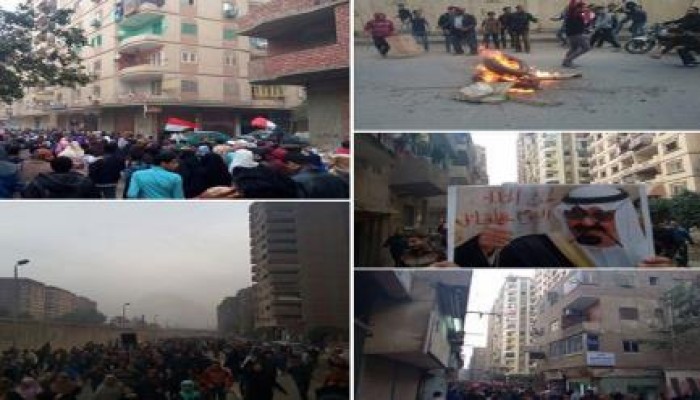 القاهرة: ثوار المطرية مستمرون فى مسيراتهم منذ صلاة الجمعه استعدادا لـ 25 يناير