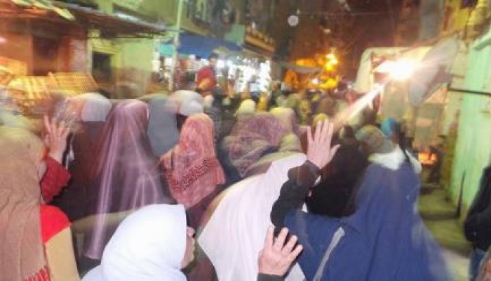 الإسكندرية تنتفض احتجاجا علي استشهاد سندس رضا