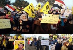 ‏الشرقية  : سلاسل بشرية مناهضة للانقلاب