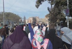 بالصور . .عفاريت المنوفية ينظمون مسيرة ضد الانقلاب أمام منزل محافظ المنوفية