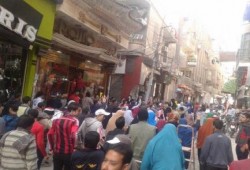 بالصور .. الآلاف من ثوار الفيوم يتظاهرون ضد الانقلاب العسكرى