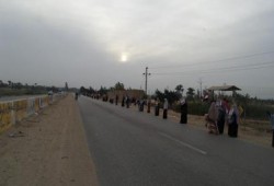 الشرقية: سلاسل بشرية ببلبيس استعدادا لانتفاضة يناير القادمة