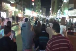 بالفيديو ثوار السويس يتحدون أمن الانقلاب بمسيرة مفاجئة