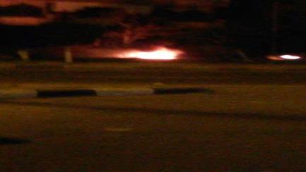 حرق سيارة ملازم أول شارك فى فض رابعة