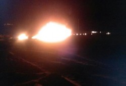 قطع الطريق الدولى بمركز بئرالعبد شمال سيناء للمرة الرابعة على التوالى