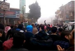 مسيرة حاشدة بأبو كبير الشرقية في بداية فعاليات انتفاضة  (25 يناير)