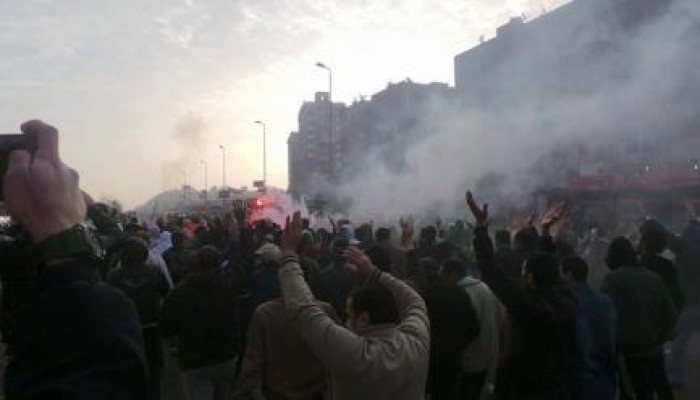 مسيرة حاشدة لثوار مدينة نصر في بداية فعاليات (25يناير)