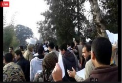 ثوار دسوق ينطلقون في مسيرة صباحية حاشدة ضد الانقلاب (25يناير)