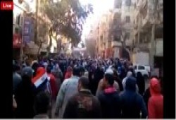 بالصور .. المعادي تنتفض كعادتها ضد الانقلاب (25يناير)