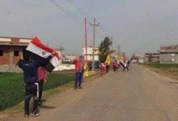 "25يناير " البحيرة: ...ثوار مركز دمنهور ينظمون 4 سلاسل بشرية