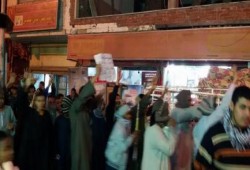 الأقصر: مسيره ليلية بمدينة اسنا ضد الانقلاب