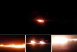 المقاومة الشعبية بمركز بئرالعبد تقطع الطريق الدولى