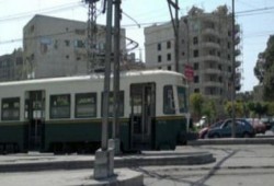 مجهولون يشعلون النار في «ترام» الإسكندرية