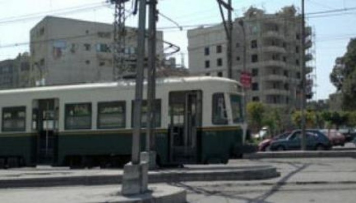 مجهولون يشعلون النار في «ترام» الإسكندرية